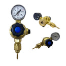 Riduttore Mignon Ossigeno con Manometro attacco M12x1 - Tecnista