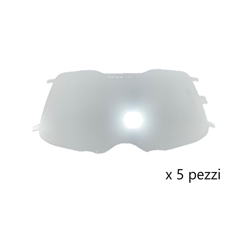 Transparent polycarbonate scratch-resistant protective lamina for Speedglas G5-02 3M 626000