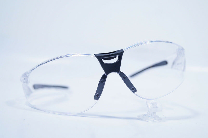 Occhiali lenti policarbonato di protezione antischegge staghette fless.CE EN 166