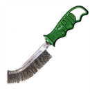 Stainless steel brush for cleaning welding metal parts