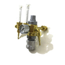 Argon / CO2 pressure reducer with 2 flowers and economiziator Harris 651 Pro
