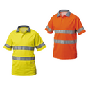 Polo Alta Visibilità a Manica Corta Gialla o Arancio SIGGI
