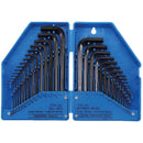 Serie da 30 chiavi a brugola testa esagonale misure in pollici e metriche FERMEC BGS 810 - Tecnista