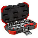 Set 16 Pezzi chiave a bussola attacco 1/4" con cricchetto reversibile GEDORE - Tecnista