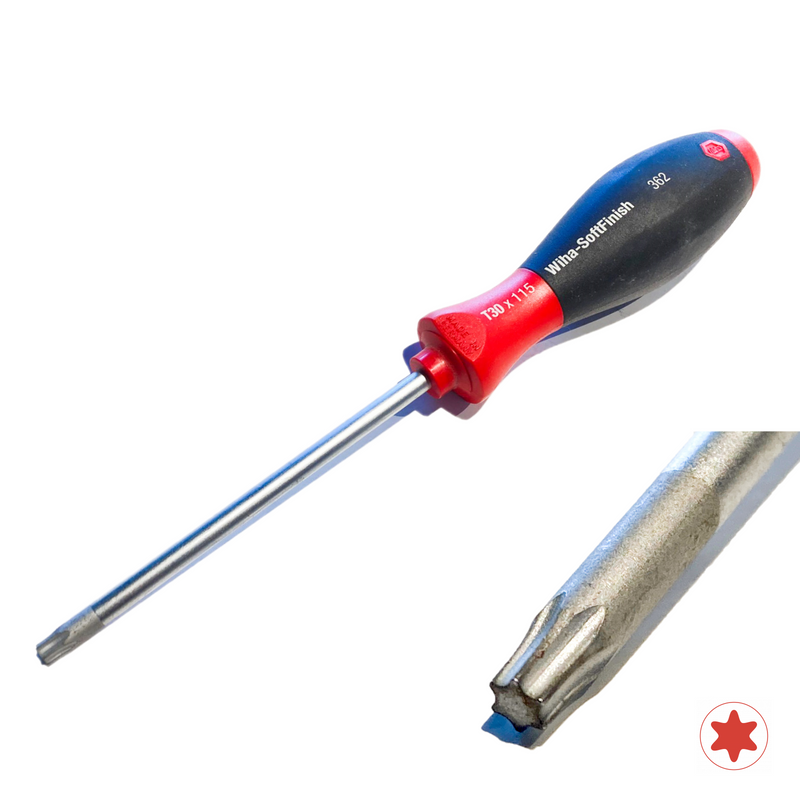 TORX head screwdriver 7 models available from size 6 to 30