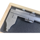 Calibro-analogico-a-corsoio-bloccaggio-a-vite-in-acciaio-inox-per-officina-0-300mm-BORLETTI-CNE30-in-cassetta-cofanetto