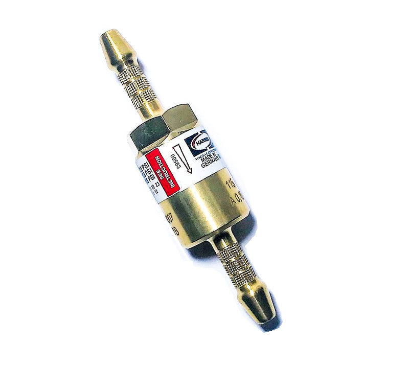 Valvola-di-sicurezza-per-tubi-cannello-diamtro-interno-5-6-8mm-Valvola-tubo-tubo-ORIGNALE-HARRIS-V88-TT