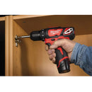 Trapano avvitatore compatto con 3 batterie 12 V 30 Nm MILWAUKEE M12 BDD-153C