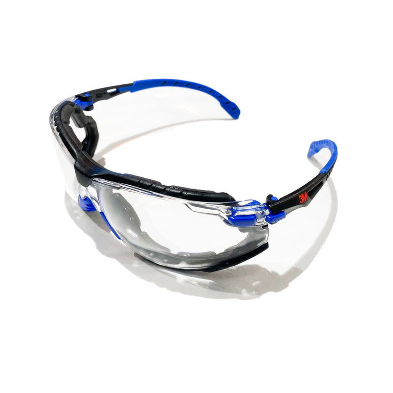 Occhiali trasparenti policarbonato antiappannanti 3M SOLUS 1000 con banda elastica