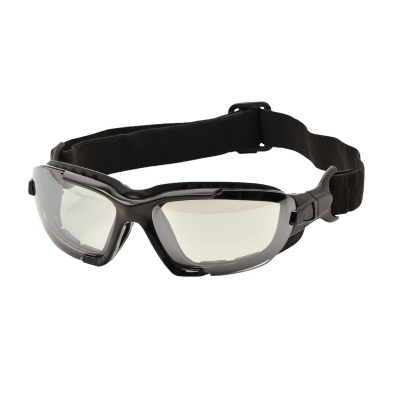 Occhiale Trasparente di protezione individuale con fascia opzionale inclusa PORTWEST PW11