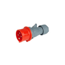 IP44 industrial mobile plug, red 380V 16A 3P + T without cable