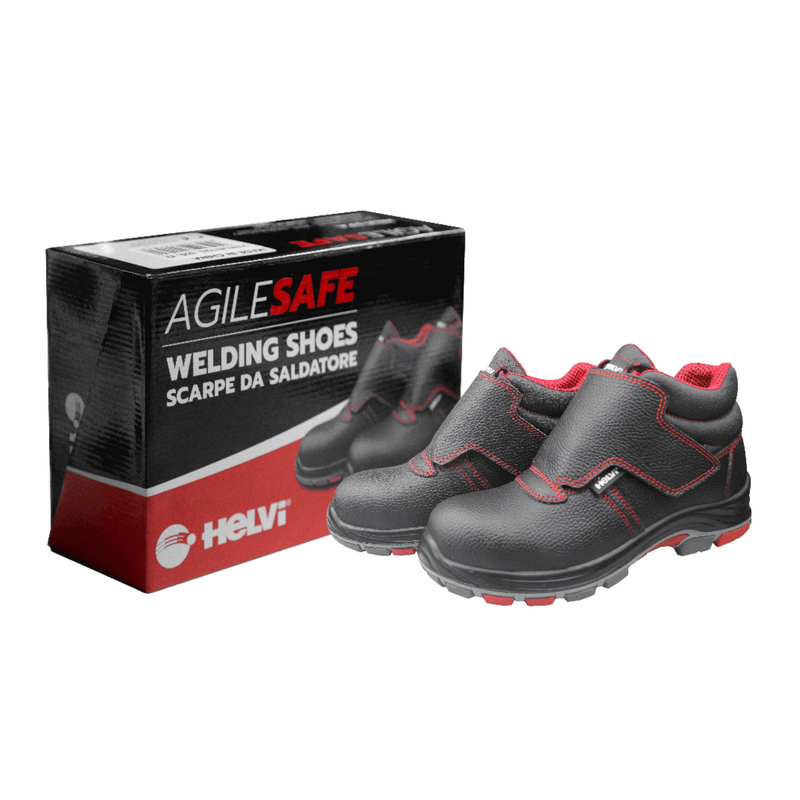 Helvi Scarpe Alte Saldatore DPI Antinfortunistica in pelle AGILESAFE S3 HRO SCR t. 39-47