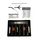 Spare parts set for MIG BZ welding wire torch 15 nozzles, wire guide tips, tip holder, 16 pieces springs