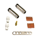 Spare parts set for MIG BZ welding wire torch 36 nozzles, wire guide tips, tip holder, 16 pieces springs