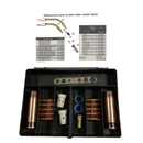 Spare parts set for MIG welding wire torch BZ 501 nozzles, wire guide tips, tip holder 18 pieces