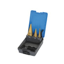 Serie 3 svasatori conici a gradino da 4 a 30 mm in cassetta FERVI F430