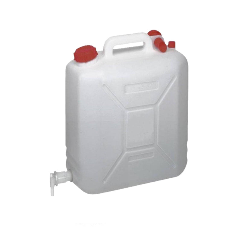 Tanica in polietilene con rubinetto 10 o 20 litri per trasporto di benzina, olio, gasolio, liquidi