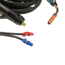 Torcia saldatura a filo MIG snodata a raffreddamento liquido lungh. 5 mt att. EURO ERGOPLUS 500