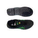 Scarpa antinfortunistica bassa nero/verde S3 UPOWER STEVE taglie da 40 a 45