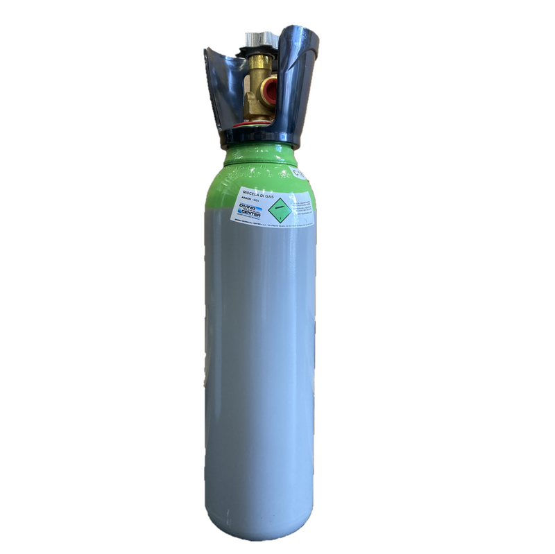 Bombola Miscela Ar/CO2 per saldatura 5 Litri Gas Incluso Ricaricabile C18 per saldatura MIG