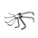 Set of 8 5/64 "to 3/8" inch Allen keys with SCU 914 GMP ring