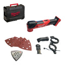Utensile Multifunzione oscillante a batteria con velocità variabile e accessori MILWAUKEE M18 FMT-0X