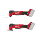 Utensile Multifunzione oscillante a batteria con velocità variabile e accessori MILWAUKEE M18 FMT-0X