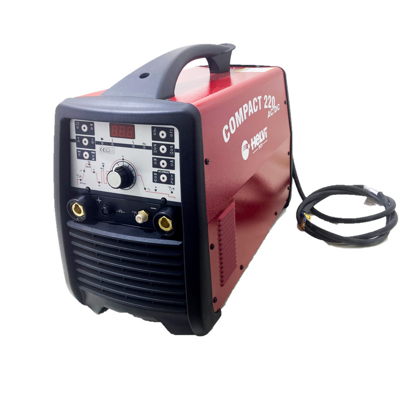Pulsed TIG welding inverter 200A for aluminum Helvi COMPACT 220 AC / DC