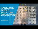Tavolo da Saldatura 900x600 mm Completo di Kit di Fissaggio Strong Hand