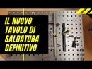 Tavolo da Saldatura 900x600 mm Completo di Kit di Fissaggio Strong Hand