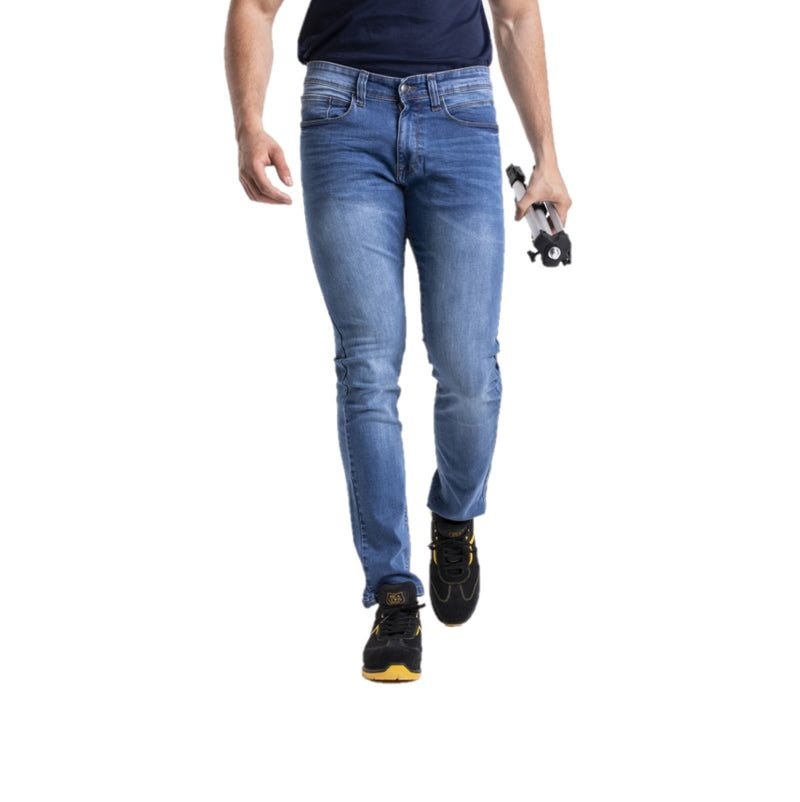 Pantalone da lavoro Blue Jeans elasticizzati e resistenti WORK1 Lewis Workwear