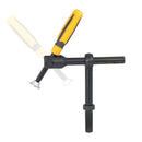 Morsetto fissaggio a vite a T per banco tavolo saldatura serraggio 140mm BuildPro T61670