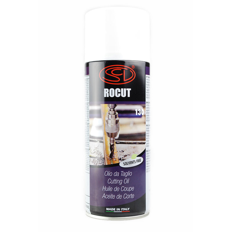Rocut 130 Olio da taglio SPRAY per tagliare, filettare, forare, maschiare 400 ml