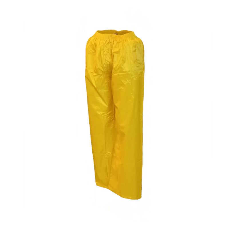 Waterproof polyester trousers or jacket in YELLOW color Size L - XL - 2XL - 3XL STYLE