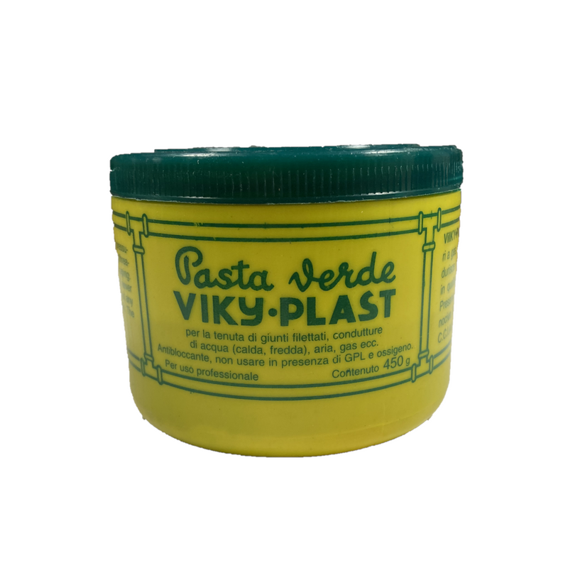 Green hydraulic paste for sealing joints and pipes 450 gr VIKY-PLAST