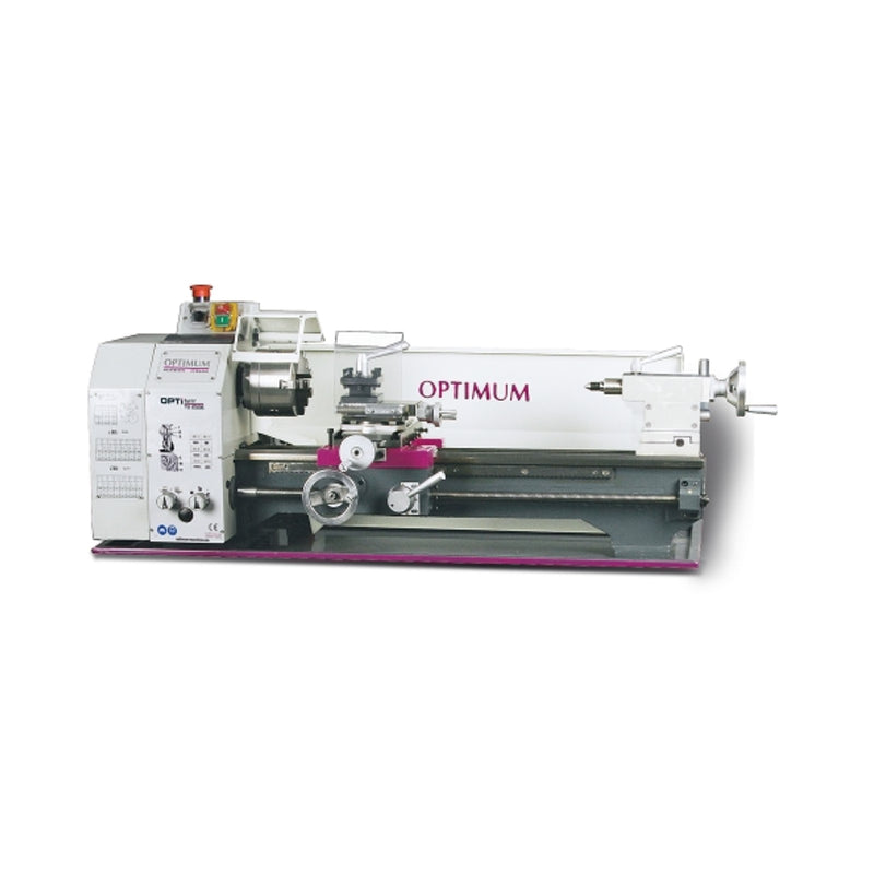 Tornio parallelo diametro 266x700 mm 850W 230V Passaggio barra max 26mm OPTIMUM TU 2807