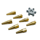 Punte per cannello da saldatura per uso con gas Propano 7 pezzi STINGER 120715