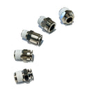 Raccordo diritto maschio conico teflonato ad incastro istantaneo att. 1/2"-1/4"-3/8" AIREX 351