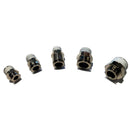 Raccordo diritto maschio conico teflonato ad incastro istantaneo att. 1/2"-1/4"-3/8" AIREX 351