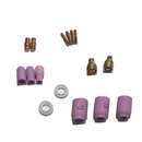 Set ricambi completamento torcia saldatrice TIG 9 20 portapinza gas lens + elettrodi oro