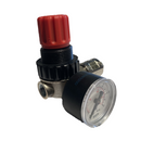 Riduttore con manometro aria compressa max 12 bar con rubinetto rapido 1/4" AIREX 455R