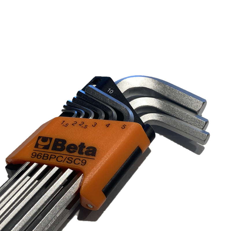 Serie da 9 chiavi a brugola testa esagonale BETA 96BPC/SC9